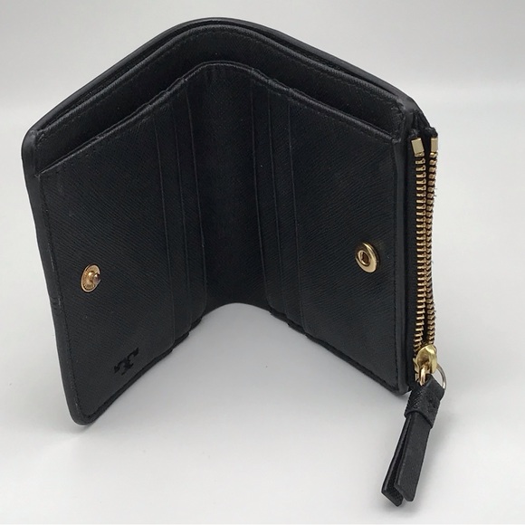 EUC TORY BURCH ROBINSON BLACK WALLET - Picture 7 of 16